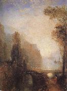 Joseph Mallord William Turner Landscape oil painting on canvas